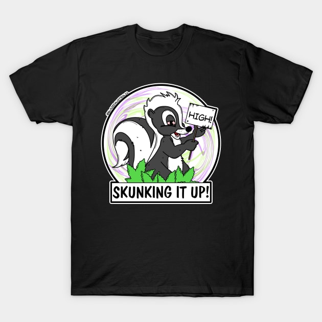 Skunking It T-Shirt by BlazedAustralia